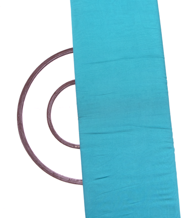 Turquoise Colour Plain Modal Silk Fabric